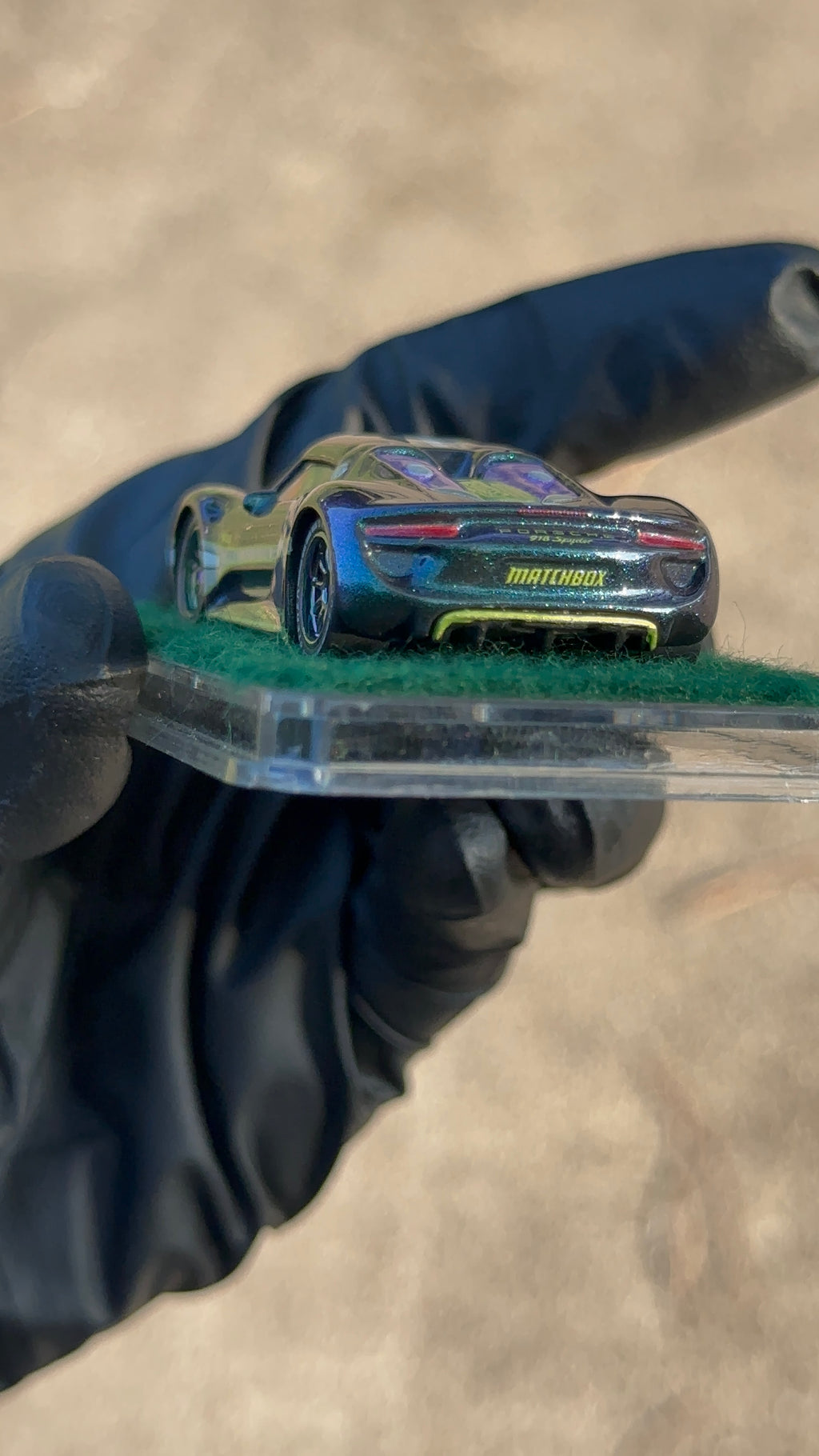 Custom 1/64 Matchbox 2015 Porsche 918 Spyder Diecast — Hand-Painted by 24K Bandit