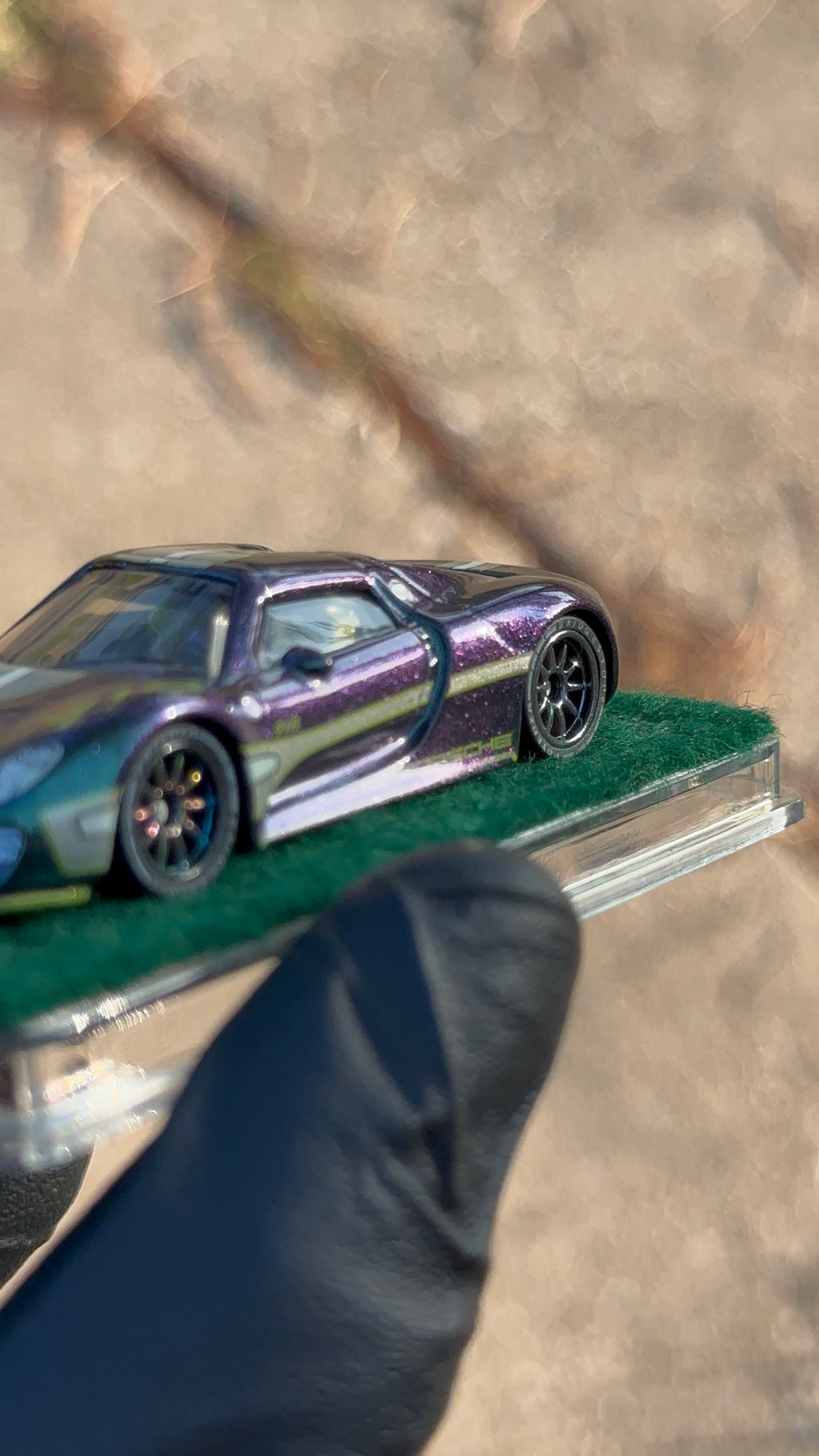 Custom 1/64 Matchbox 2015 Porsche 918 Spyder Diecast — Hand-Painted by 24K Bandit