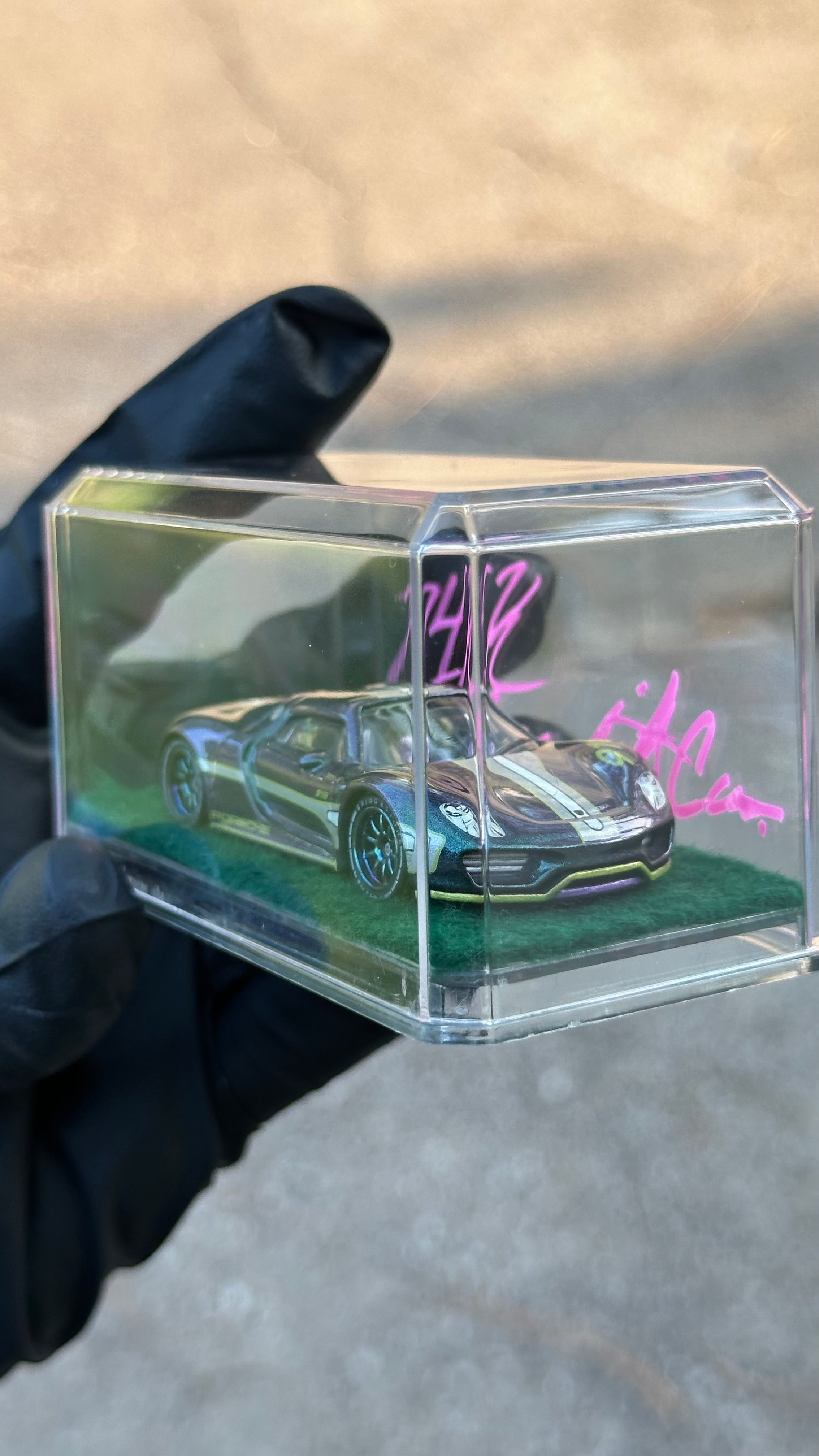 Custom 1/64 Matchbox 2015 Porsche 918 Spyder Diecast — Hand-Painted by 24K Bandit