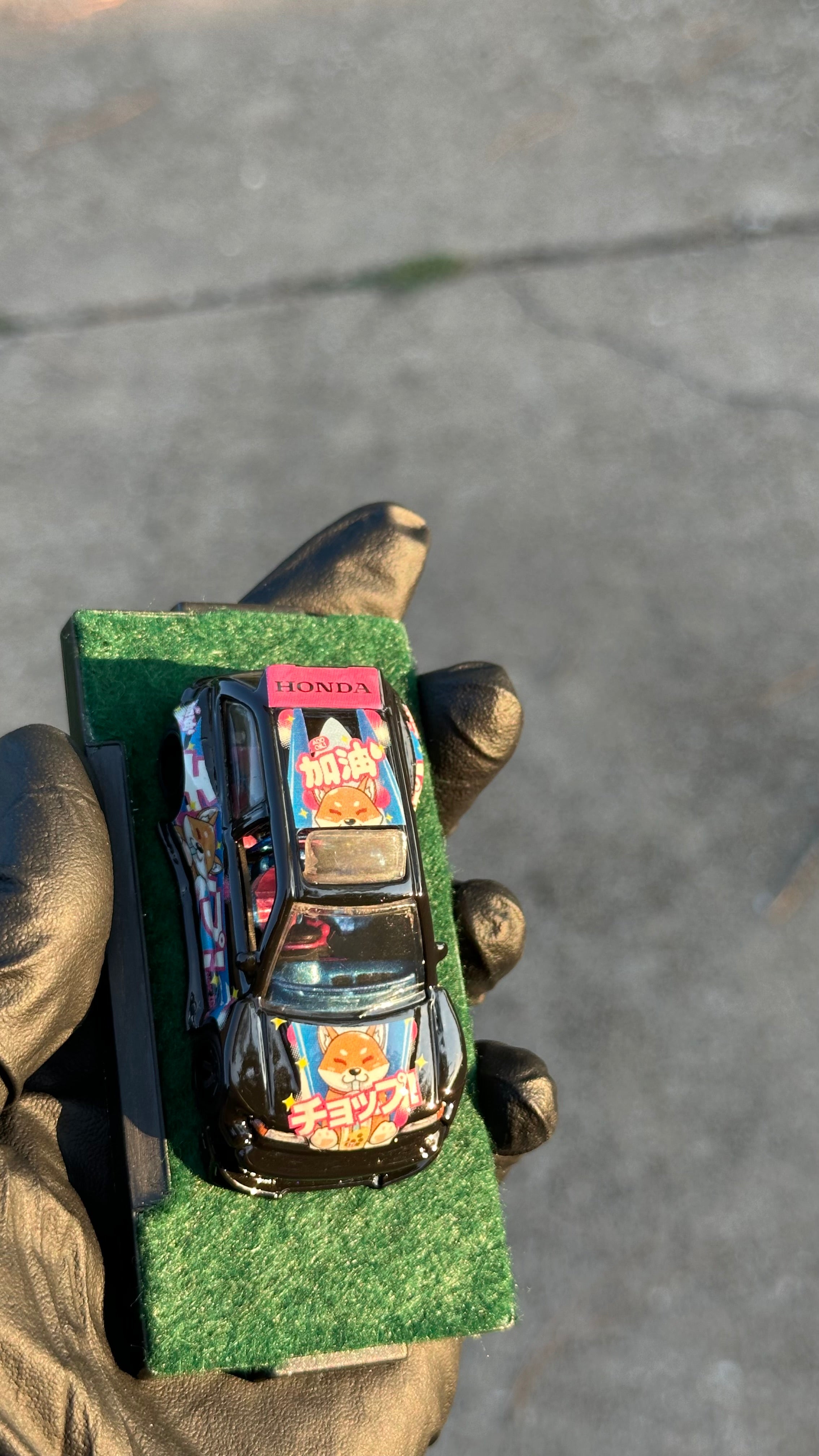 Custom 1/64 Hot Wheels Honda Civic EF Widebody Diecast — Hand-Painted by 24K Bandit