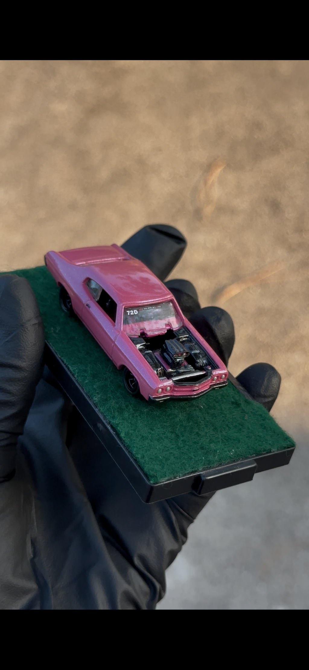 Custom 1/64 Johnny Lightning 1970 Chevy Chevelle SS Diecast — Hand-Painted Custom